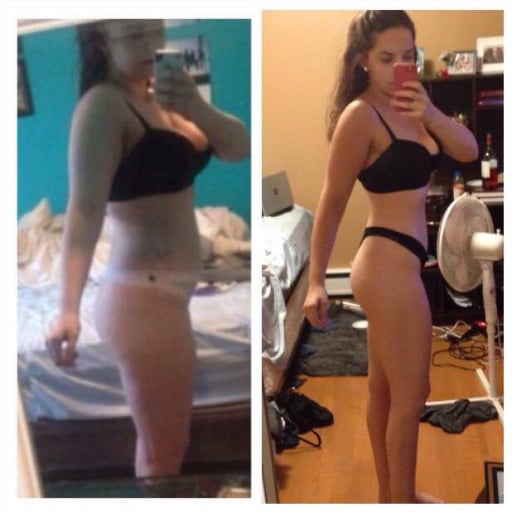 A 21 Year Old Female Lost 25 Pounds in Four Months Through Weightlifting and Macros