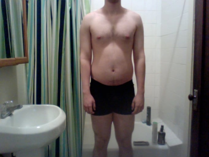 A photo of a 6'3" man showing a snapshot of 205 pounds at a height of 6'3