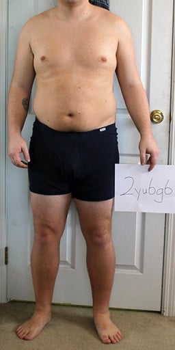 A photo of a 6'0" man showing a snapshot of 225 pounds at a height of 6'0