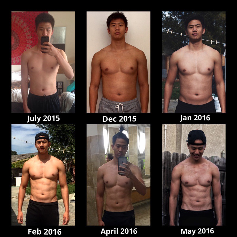 6'2 Male goes from 150lbs to 185lbs - (188cm, 68kg to 84kg) .