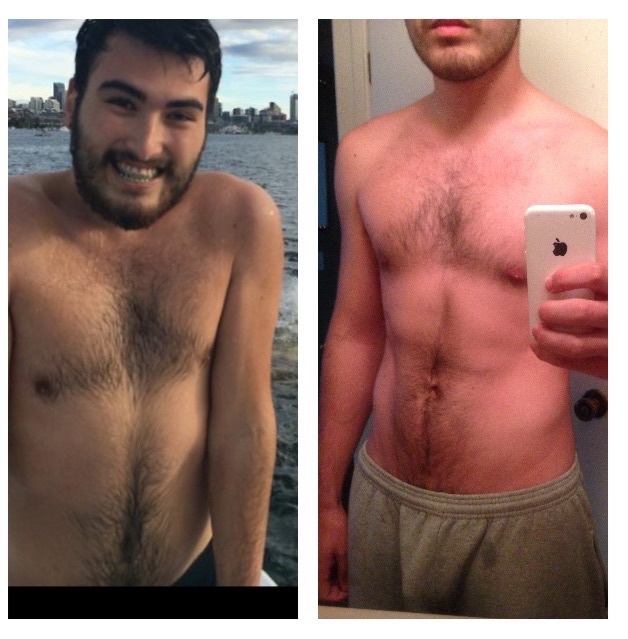 Progress Pics of 25 lbs Weight Loss 6'3 Male 230 lbs to 205 lbs