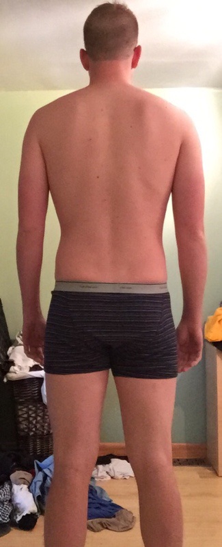 3 Photos of a 211 lbs 6 foot 5 Male Weight Snapshot