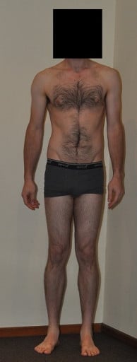 A photo of a 6'3" man showing a snapshot of 181 pounds at a height of 6'3
