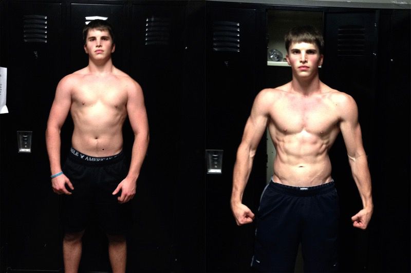 5 foot Male Before and After 30 lbs Fat Loss 185 lbs to 155 lbs