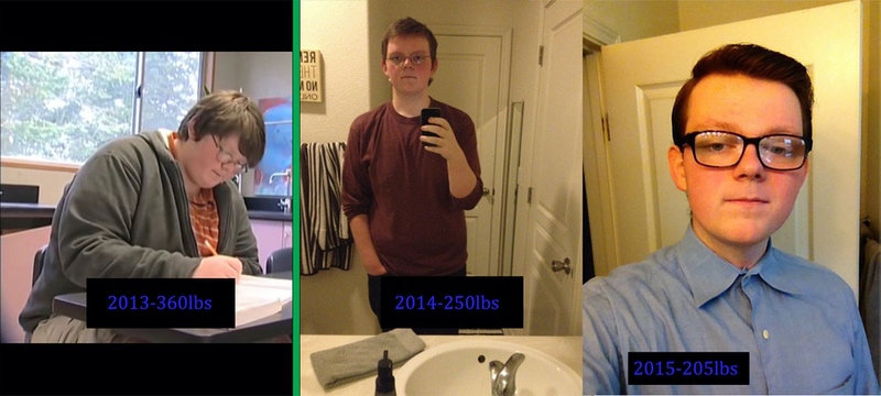 6 feet 3 Male Progress Pics of 155 lbs Fat Loss 360 lbs to 205 lbs