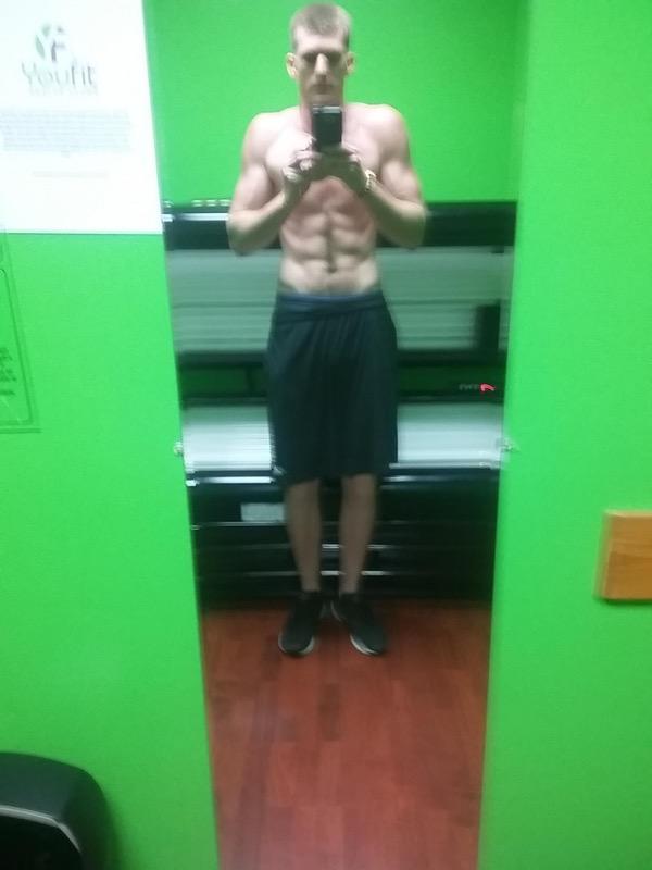 Progress Pics of 26 lbs Weight Gain 6 foot 5 Male 150 lbs to 176 lbs
