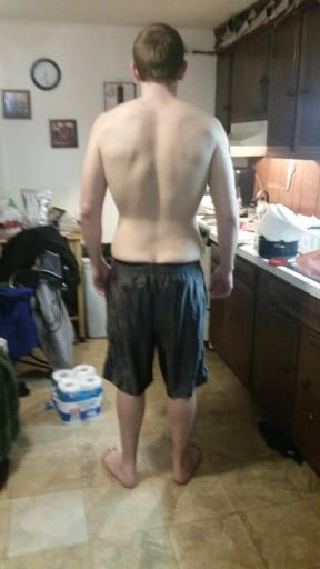 A progress pic of a 6'2" man showing a snapshot of 226 pounds at a height of 6'2