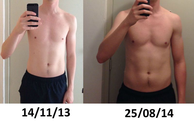 Before And After 13 Lbs Weight Gain 6 Foot Male 143 Lbs To 156 Lbs 5186