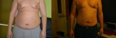 6'5 Male Before and After 102 lbs Fat Loss 352 lbs to 250 lbs