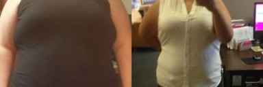 45 lbs Weight Loss Before and After 5 foot 5 Female 286 lbs to 241 lbs