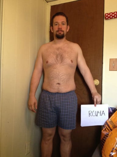 A progress pic of a 5'10" man showing a snapshot of 209 pounds at a height of 5'10