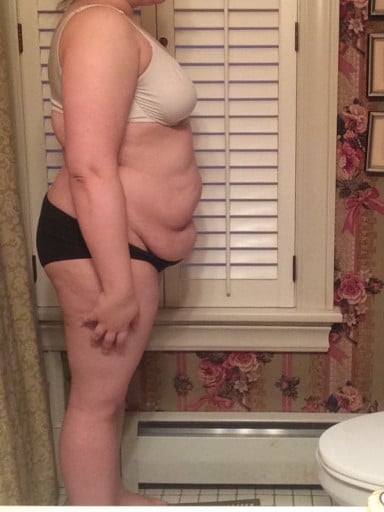 3 Pics of a 5 foot 8 252 lbs Female Weight Snapshot
