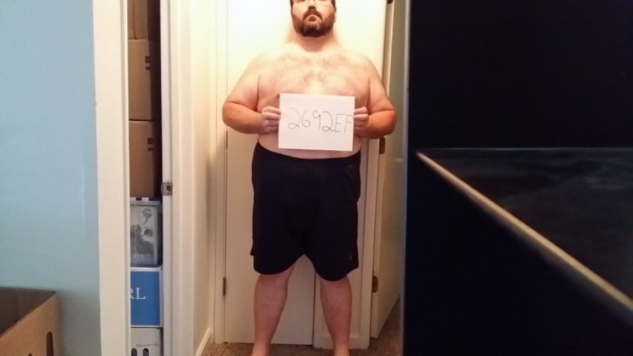 4 Pics of a 5'11 355 lbs Male Weight Snapshot