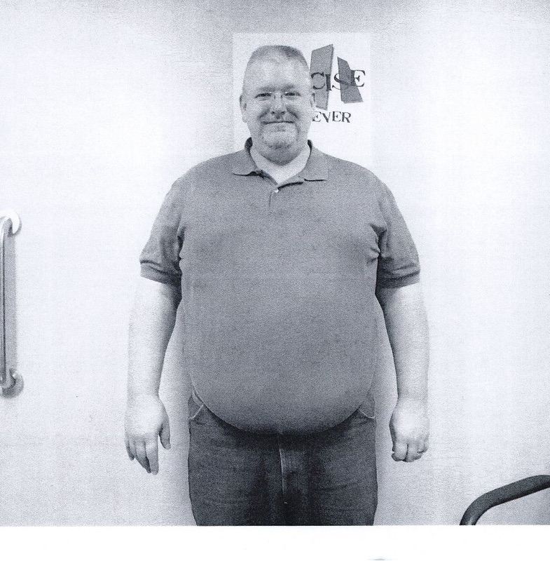 Before and After 100 lbs Weight Loss 6 foot 1 Male 375 lbs to 275 lbs