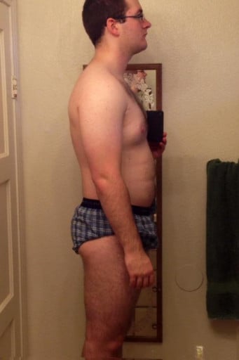 A progress pic of a 6'0" man showing a snapshot of 202 pounds at a height of 6'0