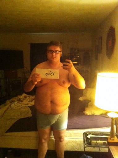 A progress pic of a 6'0" man showing a snapshot of 290 pounds at a height of 6'0