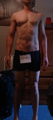A progress pic of a 5'11" man showing a snapshot of 162 pounds at a height of 5'11