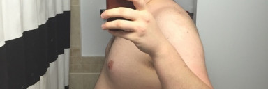 Before and After 30 lbs Fat Loss 6'4 Male 290 lbs to 260 lbs