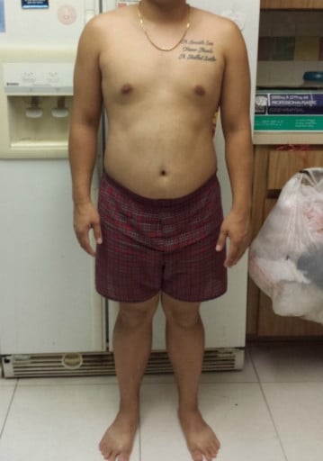 4 Pictures of a 5 foot 3 165 lbs Male Weight Snapshot