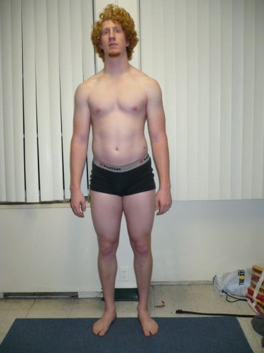 A picture of a 6'6" male showing a snapshot of 234 pounds at a height of 6'6