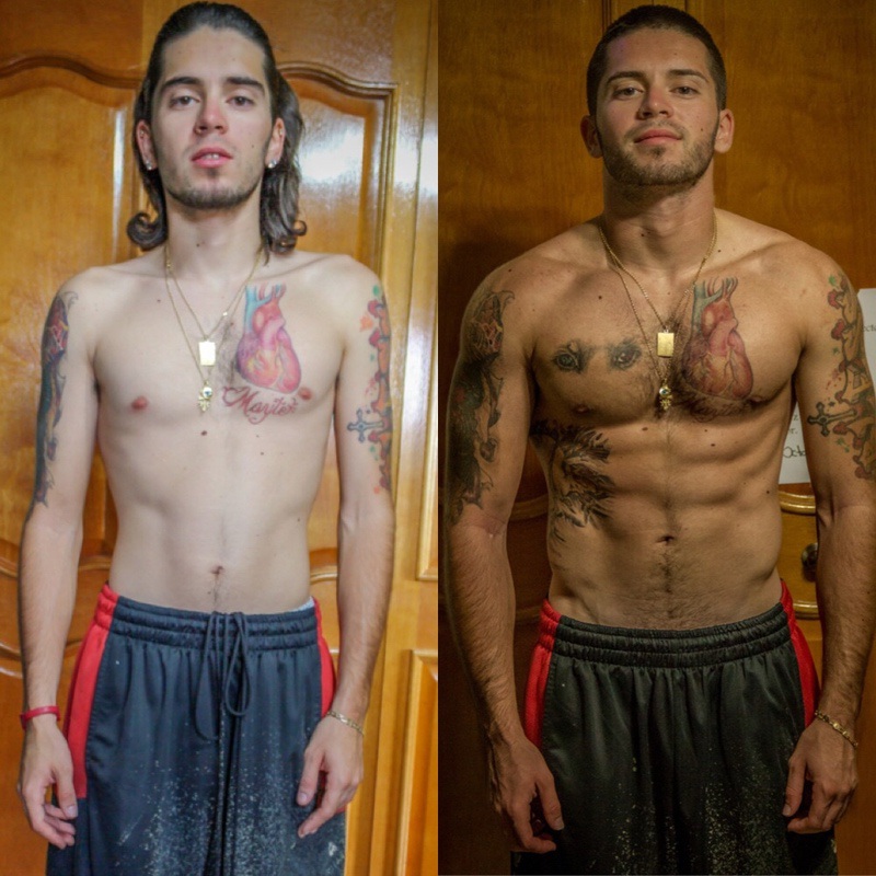 5'8 Male 43 lbs Muscle Gain 100 lbs to 143 lbs