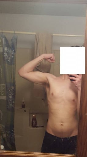 A before and after photo of a 5'11" male showing a weight cut from 185 pounds to 155 pounds. A respectable loss of 30 pounds.