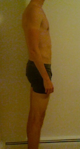 4 Pics of a 6 foot 4 165 lbs Male Weight Snapshot