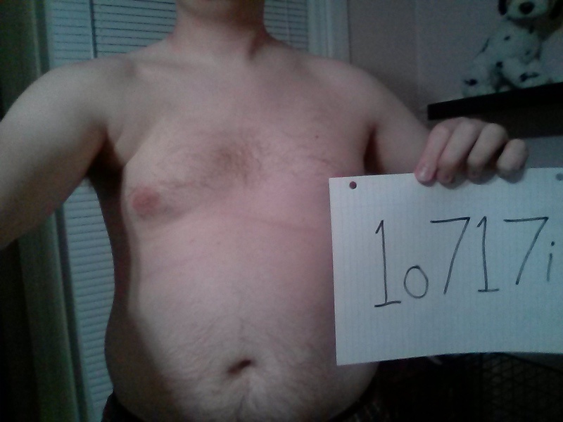 4 Photos of a 6 foot 6 260 lbs Male Weight Snapshot
