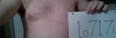 4 Photos of a 6 foot 6 260 lbs Male Weight Snapshot