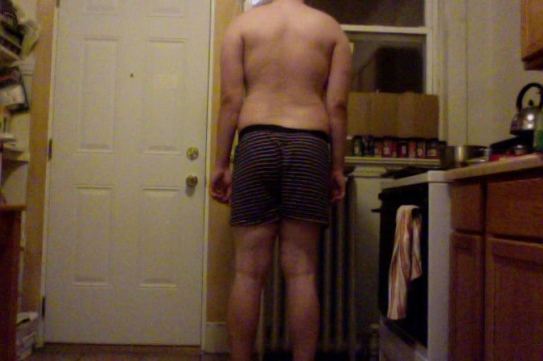 A picture of a 6'3" male showing a snapshot of 235 pounds at a height of 6'3