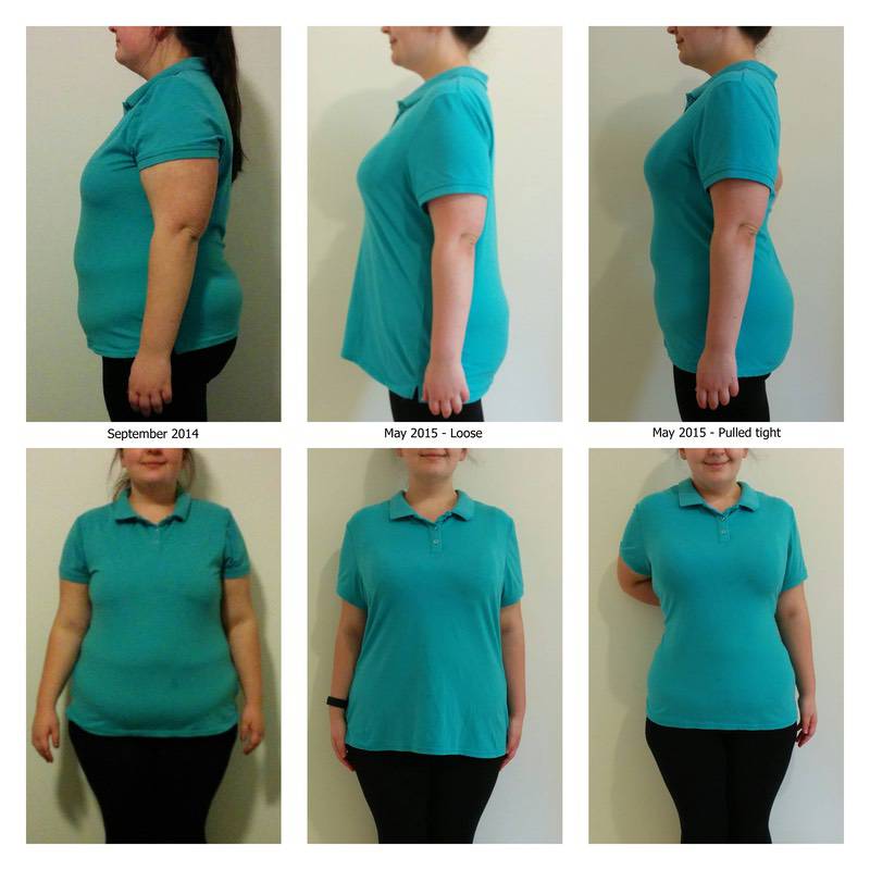 33 lbs Weight Loss 5 foot Female 191 lbs to 158 lbs