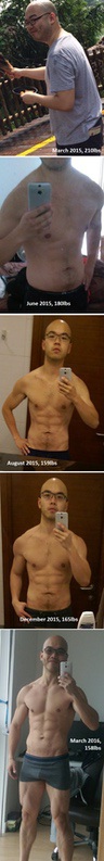 5'9 Male 52 lbs Weight Loss 210 lbs to 158 lbs