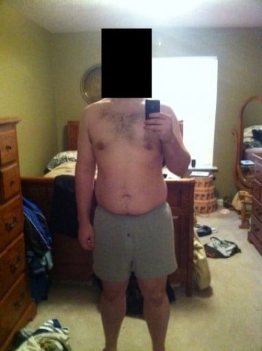 A progress pic of a 6'1" man showing a snapshot of 246 pounds at a height of 6'1
