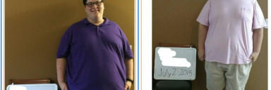 5 foot 9 Male 41 lbs Fat Loss 383 lbs to 342 lbs