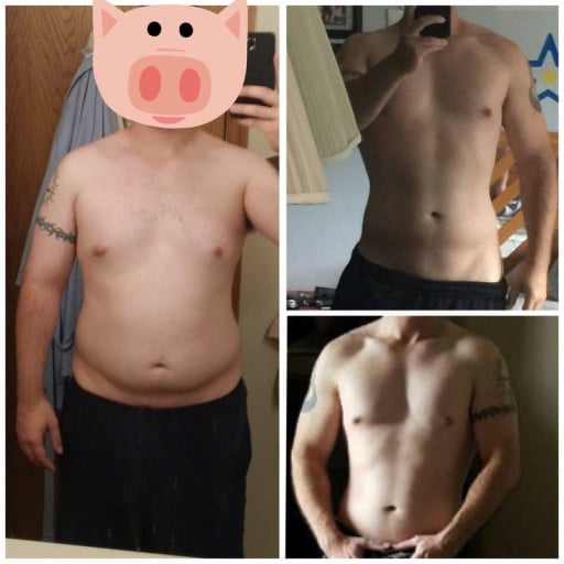 10 Month Weight Loss Journey: M/33/5'10" (233 > 173) Progress