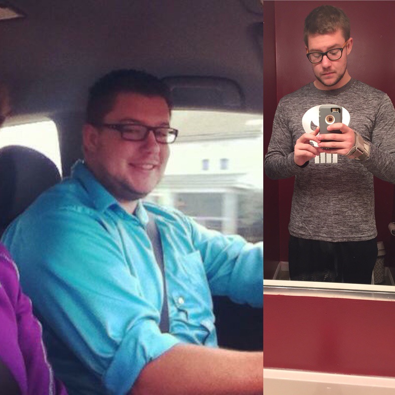 6 foot Male Before and After 86 lbs Fat Loss 276 lbs to 190 lbs
