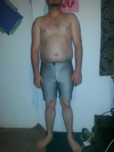 A picture of a 5'8" male showing a snapshot of 175 pounds at a height of 5'8