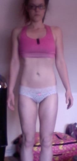 4 Pics of a 5'5 123 lbs Female Weight Snapshot