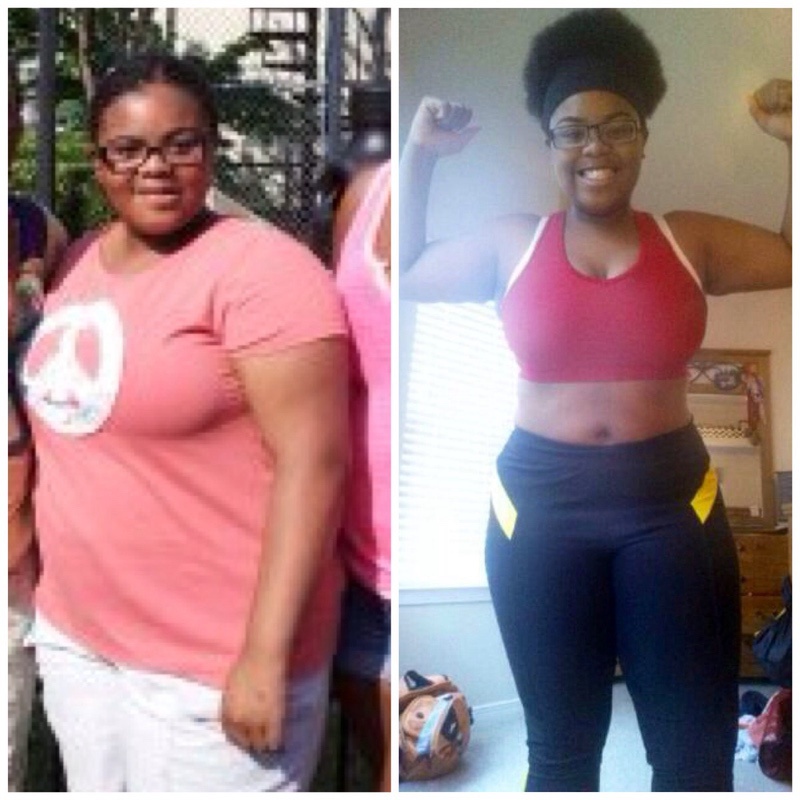 5 feet 2 Female Progress Pics of 35 lbs Fat Loss 220 lbs to 185 lbs