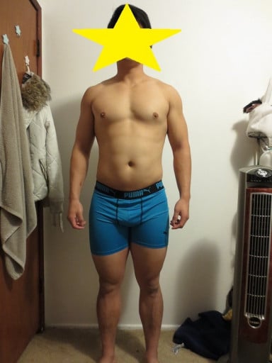 A progress pic of a 5'10" man showing a snapshot of 200 pounds at a height of 5'10