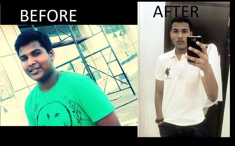 Before and After 70 lbs Fat Loss 6 feet 1 Male 220 lbs to 150 lbs