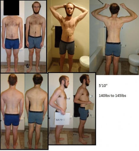 23 Year Old's 5 Month Fitness Journey to Gain Muscle and Weight