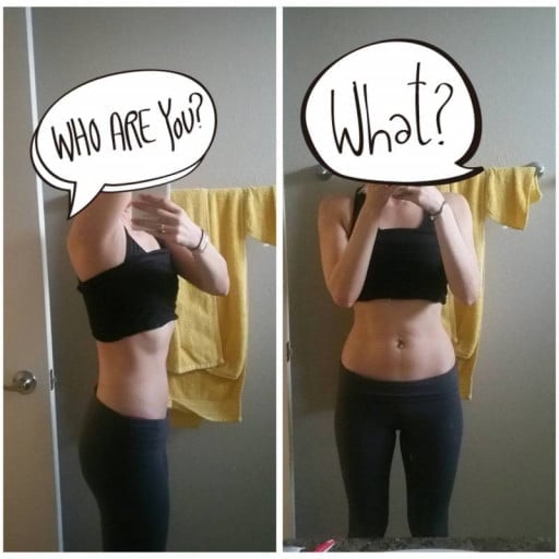 1 Pictures of a 115 lbs 5 feet 5 Female Fitness Inspo