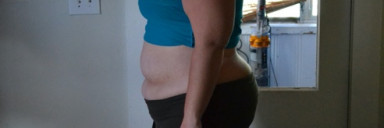 4 Pictures of a 265 lbs 5 foot 8 Female Weight Snapshot