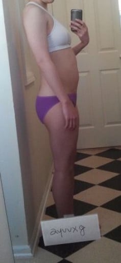 3 Photos of a 123 lbs 5'3 Female Weight Snapshot