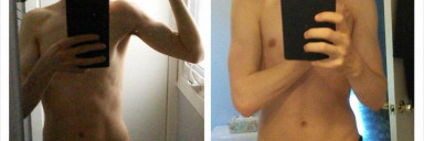 6 feet 4 Male Before and After 25 lbs Muscle Gain 130 lbs to 155 lbs