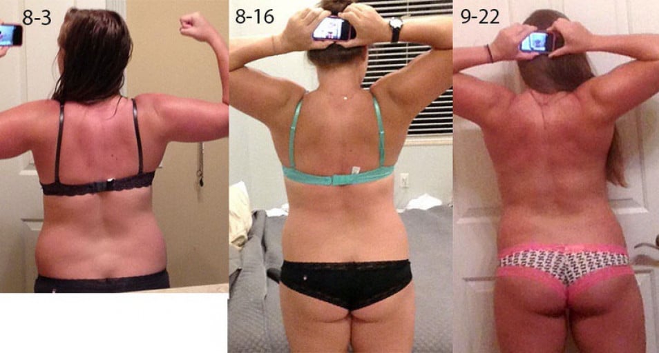 F/25/5'4" [168lbs > 160lbs = 8lbs] (6 weeks) - Squatting makes a such a difference! (total lost=30lbs)