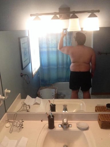 4 Photos of a 6 foot 285 lbs Male Fitness Inspo