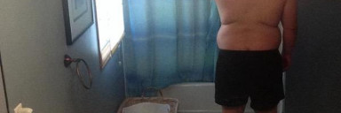 4 Photos of a 6 foot 285 lbs Male Fitness Inspo