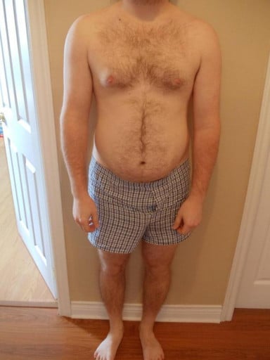 A picture of a 5'10" male showing a snapshot of 187 pounds at a height of 5'10